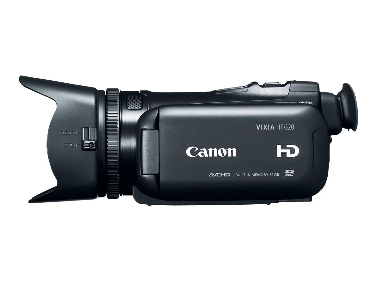 Canon VIXIA HF G20 - Camcorder - 1080p - 2.37 MP - 10x optical zoom - flash 32 GB - flash card