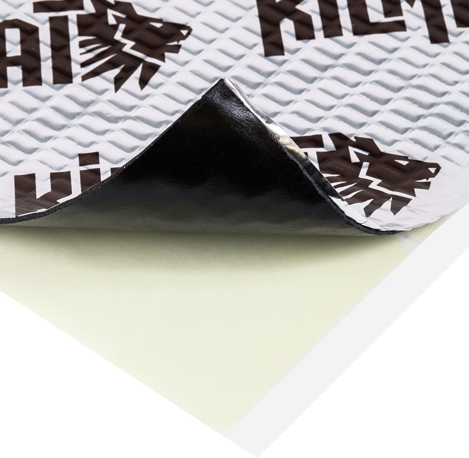 KILMAT Extra 100 mil 25 sqft Car Sound Deadening Mat, Butyl Automotive Sound Deadener, Audio Noise Insulation and dampening Pack of 2