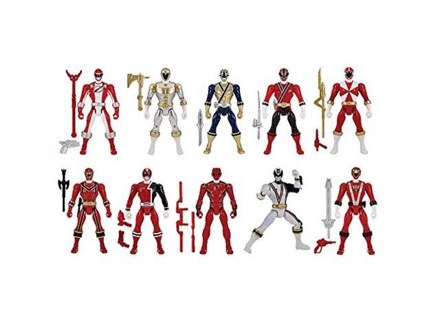 Power Rangers The Mega Collection Legendary Ranger Power Pack Action Figure Set