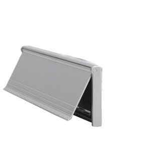 CRL NDMS13A Satin Anodized 3x22 x 11-1/2x22 No-Draft Mail Slot