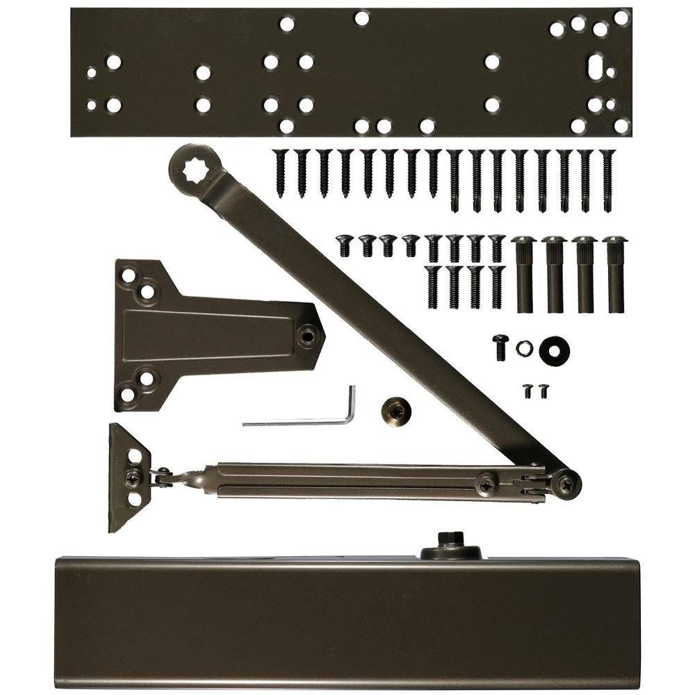 Universal Hardware Heavy-Duty All in One Bronze Commercial Door Closer