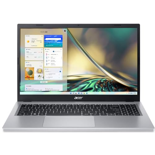 acer 2023 Laptop | Aspire | 15.6" 1920 x 1080 Touchscreen IPS | AMD Ryzen 3 7320U 4-Core | 8GB LPDDR5 | 256GB SSD | Windows 11 Home | Wi-Fi 6 - Bluetooth 5.1-720p HD Camera - Pure Silver
