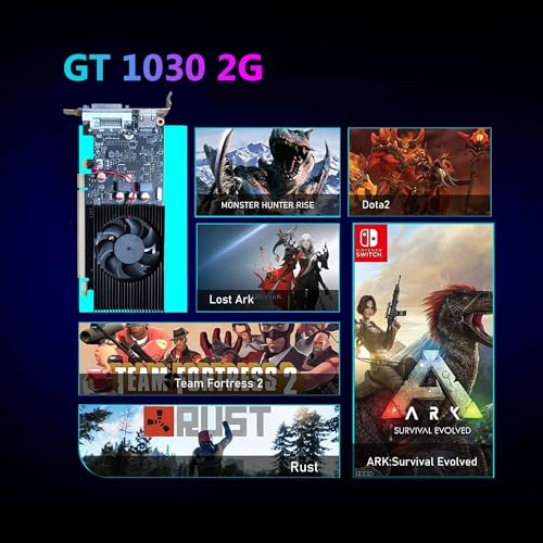 HP RGB Gaming Desktop Computer, Intel Quad Core I5-6500 up to 3.6GHz, GeForce GT 1030 2G, 32GB DDR4, 1T SSD + 3T HDD, RGB Keyboard & Mouse, 600M WiFi & Bluetooth, Win 10 Pro (Renewed)
