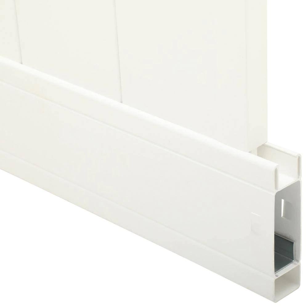 Veranda Pro Series 6 ft. x 8 ft. Woodbridge Baluster Top Unassembled Vinyl Fence PANEL, White