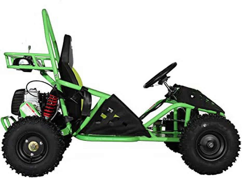 X-Pro Brand New Rover 50cc Gas Go Kart with Pull Start, Rear Disc Brake, 6" Wheels!