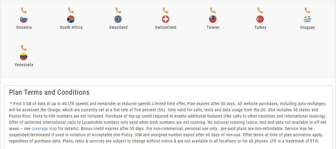 Lycamobile $29 Plan Prepaid Sim Card Including 4 Month Free Service-New Activation Only-No Port in Pack of 2