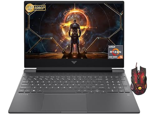 HP 2023 Newest Victus Gaming Laptop, 15.6" FHD IPS 144Hz Display, AMD Ryzen 5 7535HS Processor, 32GB RAM, 1TB SSD, NVIDIA GeForce RTX 2050, Backlit Keyboard, Fast Charge, Windows 11 Home