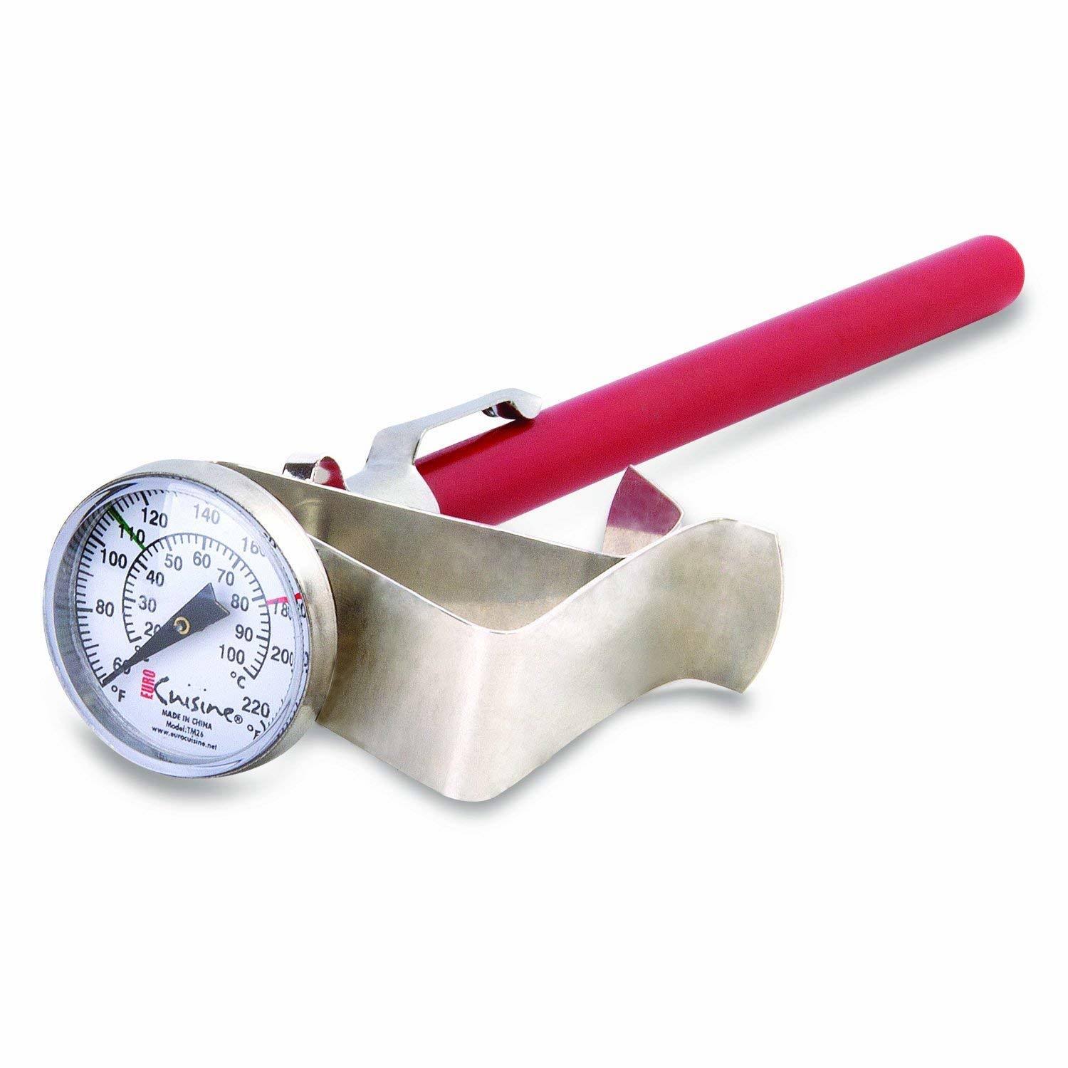 Euro Cuisine 2qt yogurt and Greek yogurt Maker with Glass Jar (Red)