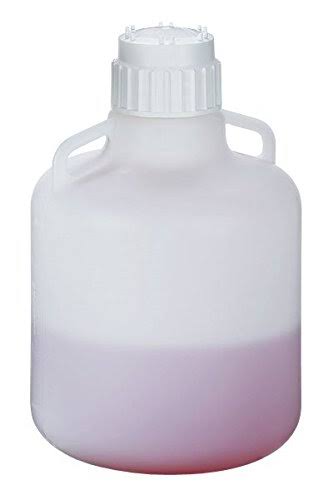 Thermo Scientific Nalgene 2210-0040 Low-Density Polyethylene Carboy with Shoulder Handles, 15 L