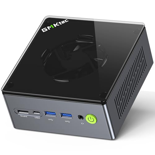 GMKtec Gaming PC, K11 AMD Ryzen 9 8945HS(8C/16T, Up to 5.2GHz), 32GB DDR5 RAM 1TB Mini PC Desktop Computer, Oculink, Dual NIC 2.5GbE LAN, HDMI/DisplayPort/USB4*2