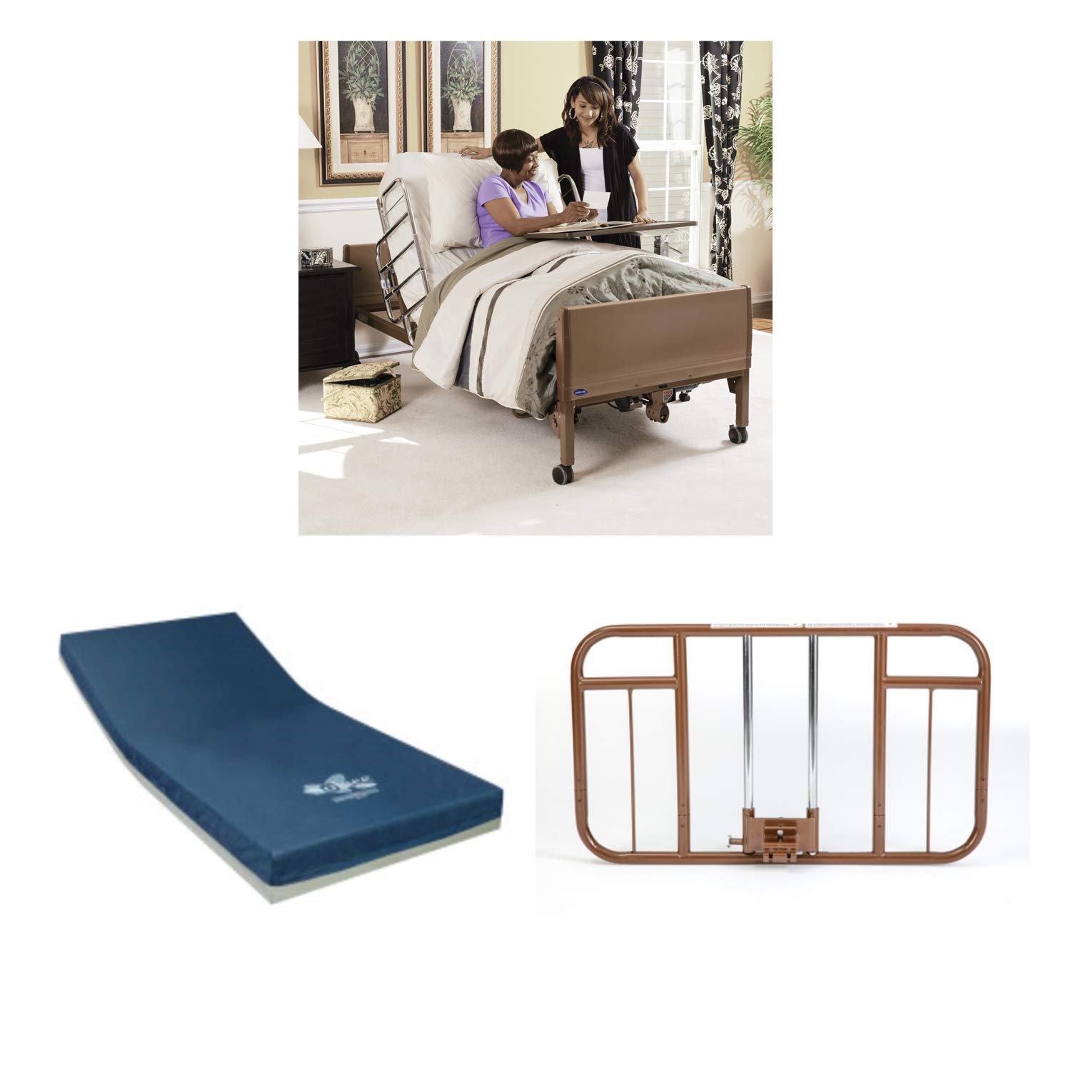 Invacare Homecare Bed | Full-Electric Hospital Bed for Home Use 23x36x88