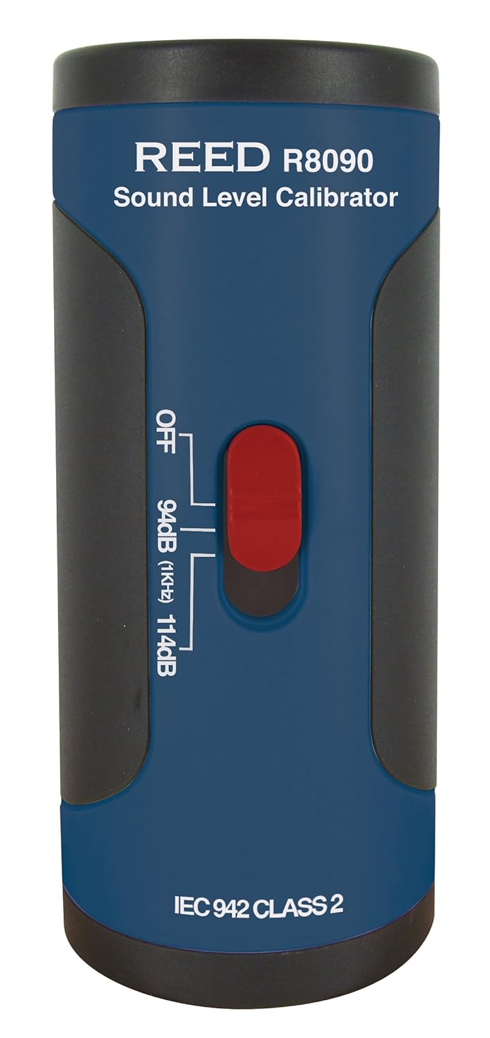 Reed Instruments R8090 (SC-05) Sound Level Calibrator for 1/2 Diameter Microphones, +/-0.5dB Accuracy