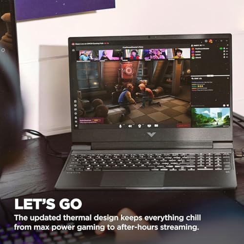 HP Victus 15.6 i5 Gaming Laptop, 15.6 FHD 1920*1080 144Hz, Intel Core i5-12450H, NVIDIA GeForce RTX 3050, 16GB RAM, 1TB SSD, Backlit KB, Touchpad, SD Card Reader, Webcam, HDMI, Wi-Fi 6, W11 H, Blue