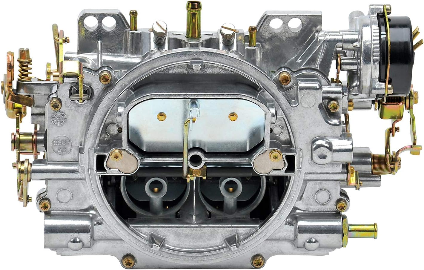 Edelbrock 1406 Performer 600 CFM Square Bore 4-Barrel Air Valve Secondary Electric Choke Carburetor
