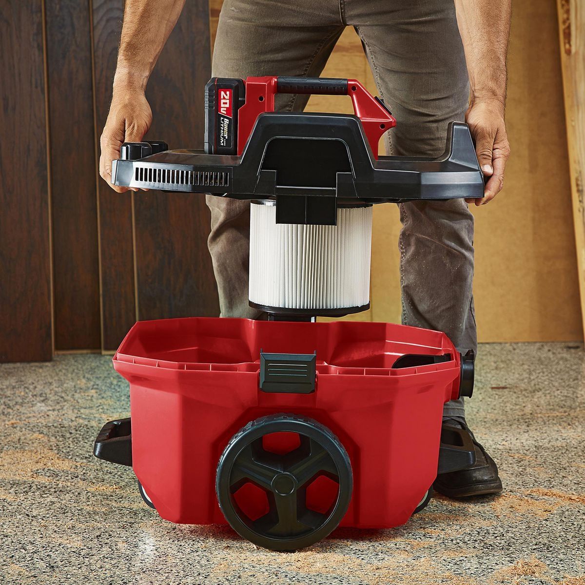 BAUER 20V Cordless 7 Gallon Wet/Dry Vacuum 窶・Tool Only