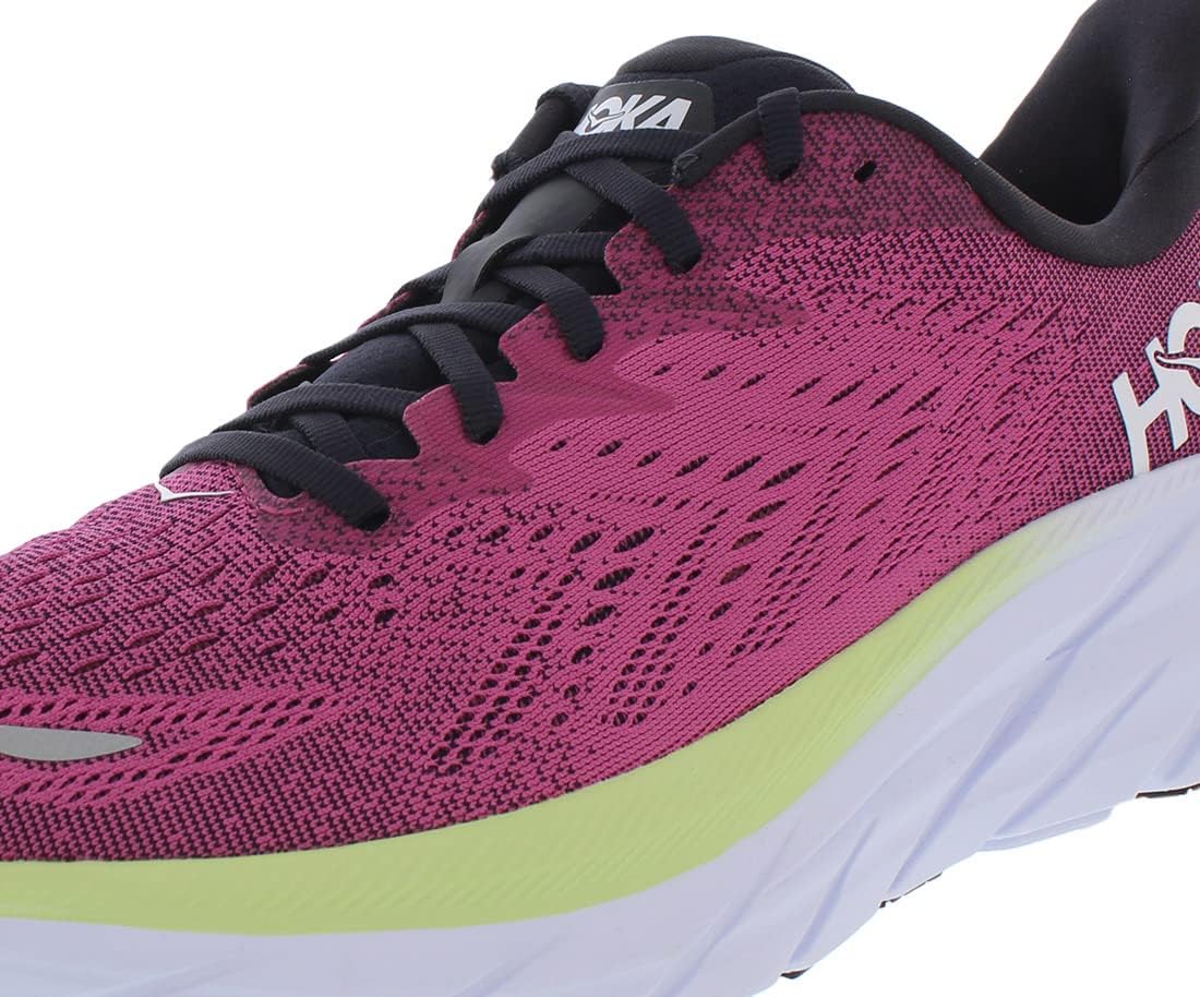 HOKA ONE ONE Clifton 8 Womens Shoes Size 6.5, Color: Blue Graphite/Ibis Rose