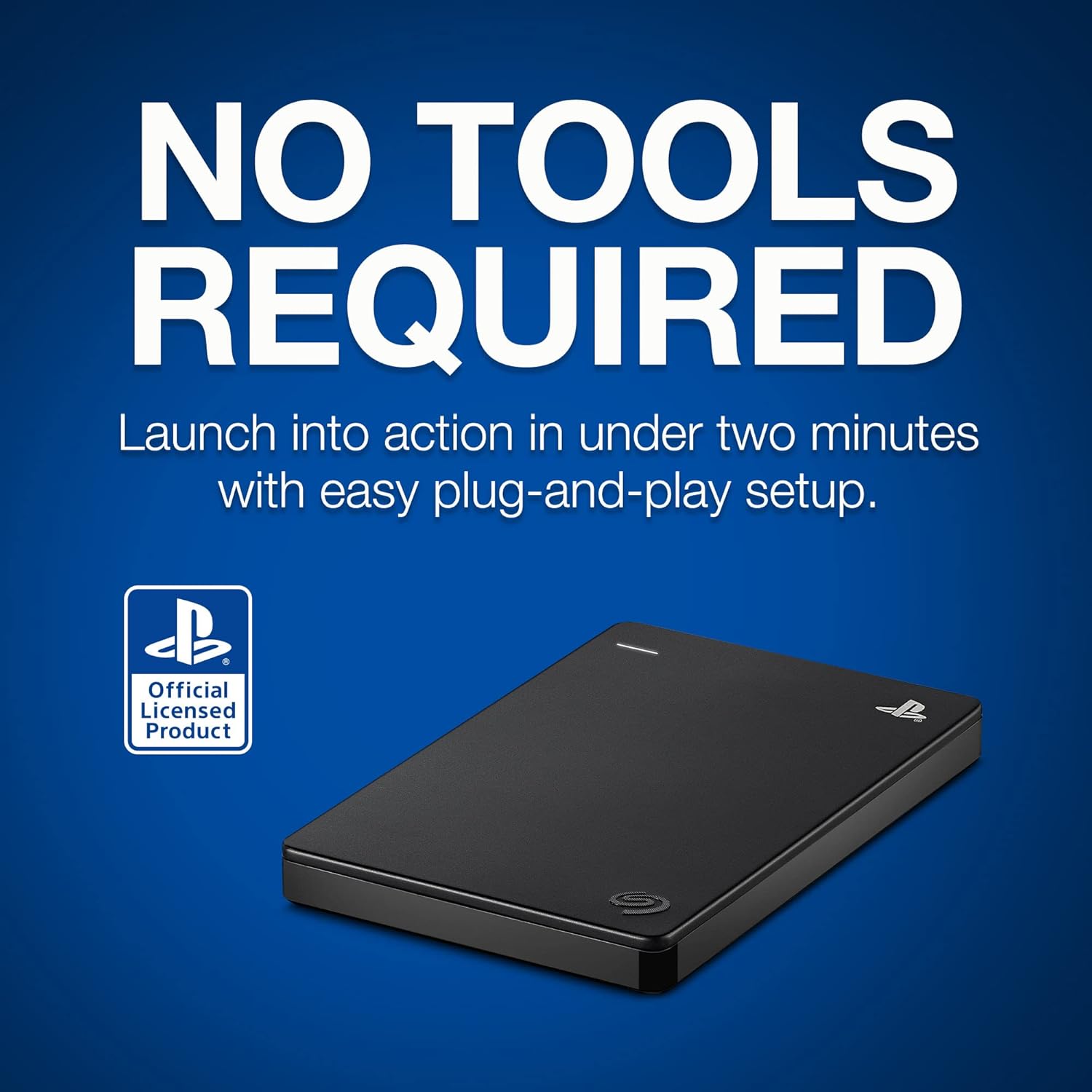 Seagate Game Drive for Playstation Consoles 4TB External Hard Drive - USB 3.2 Gen 1, Officially-Licensed (STLL4000100)