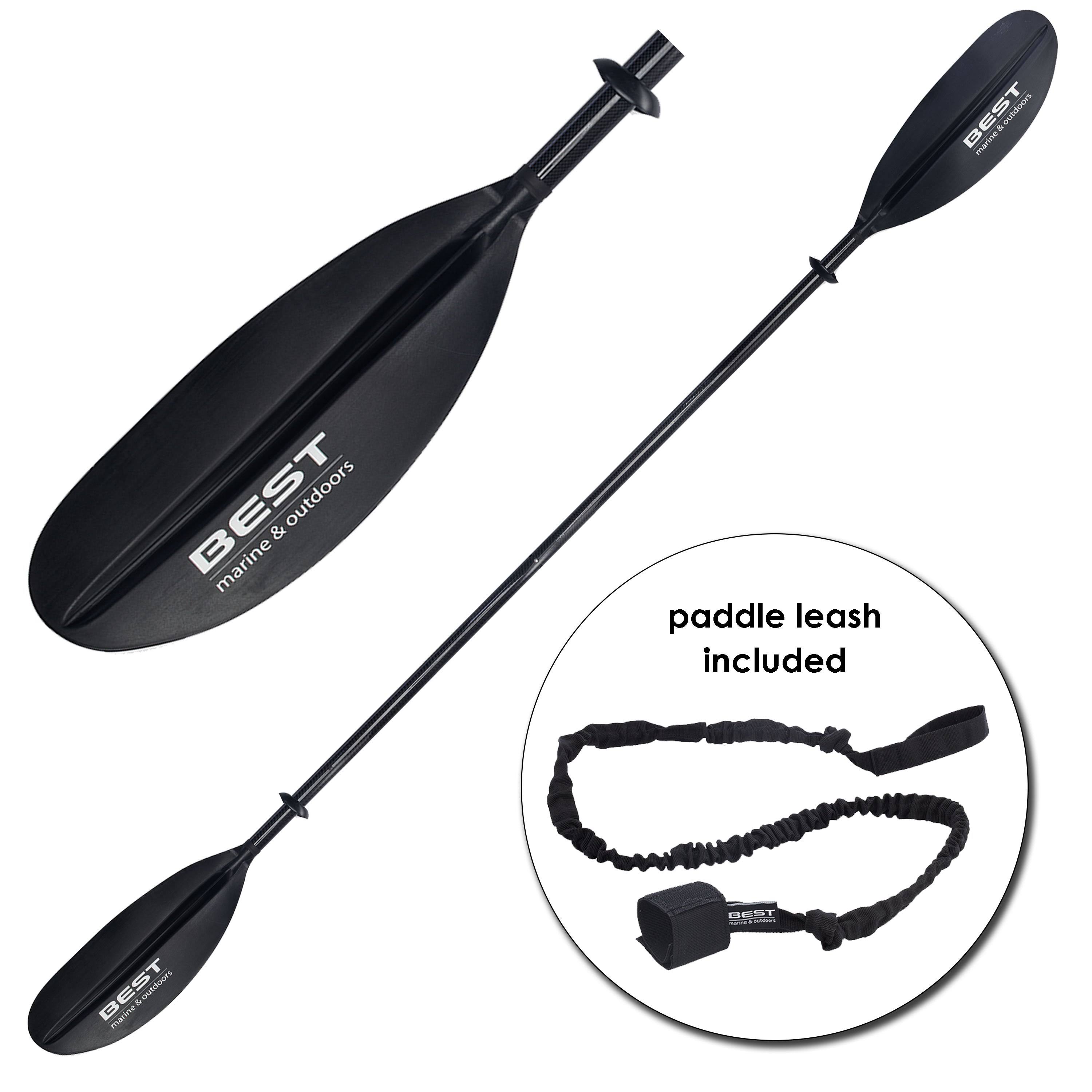 Best Kayak Paddle | Carbon Fiber Shaft + Reinforced Fiberglass Blades | Lightwei