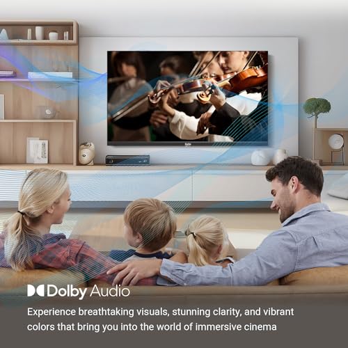 TuTu Google Smart TV Widescreen High Definition Slim Design