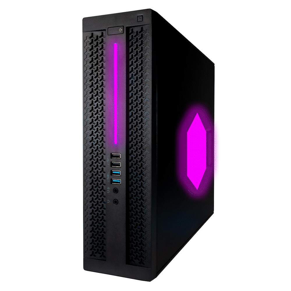 Restored ProDesk 600G1 Desktop Computer PC w/ Custom RGB Lighting, Intel Quad Core i5, 16GB DDR3 RAM, 512GB SSD, WIFI, RGB Keyboard, Mouse and Speaker Bundle, Windows 10 Pro (Refurbished)