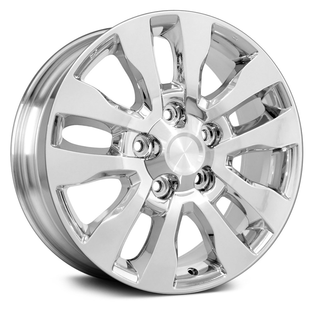 20" Rim Fits 2007-2021 Toyota Tundra Style Satin Black Machined 20x8 Aluminum Wheel