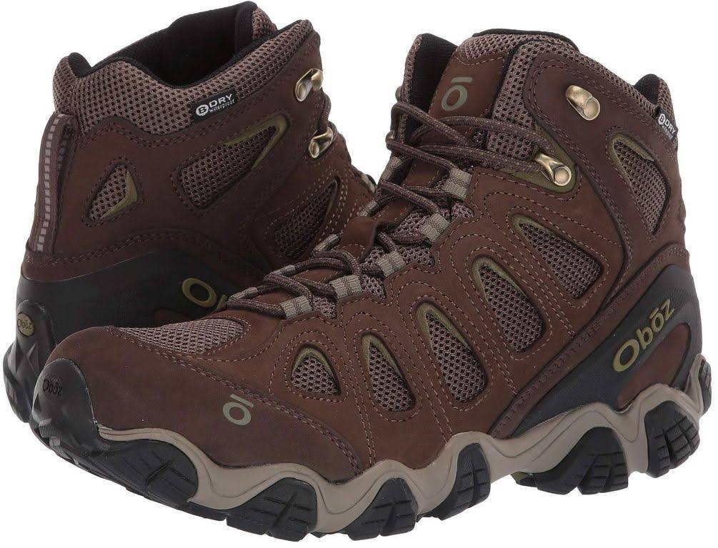Oboz Men&s Sawtooth II Mid B-DRY, Canteen / Mayfly Green / 8
