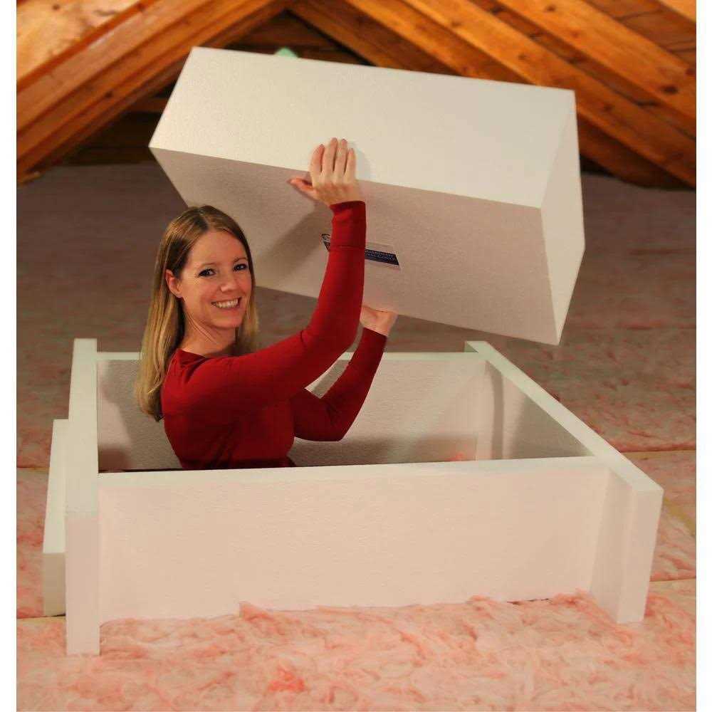 The Energy Guardian 33 x 25 in. Universal R-38 Attic Hatch Scuttle Hole Insulation Cover - Shop Hardware Tools Online Store