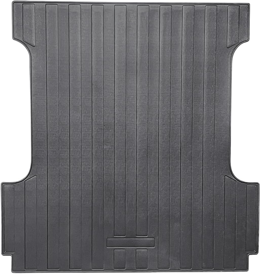 Bed Mat Compatible with 2015-2024 Ford F-150 Crew Cab 5.5ft Bed,All-Weather Rubber Truck Bed Liner Truck Accessories