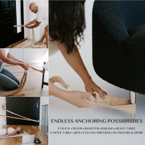 COREFIRST Premium Resistance Pilates System - Reformer Style Pilates–Premium Resistance Bands Set Lightweight Portable Pilates for Home–App Workouts for All Levels
