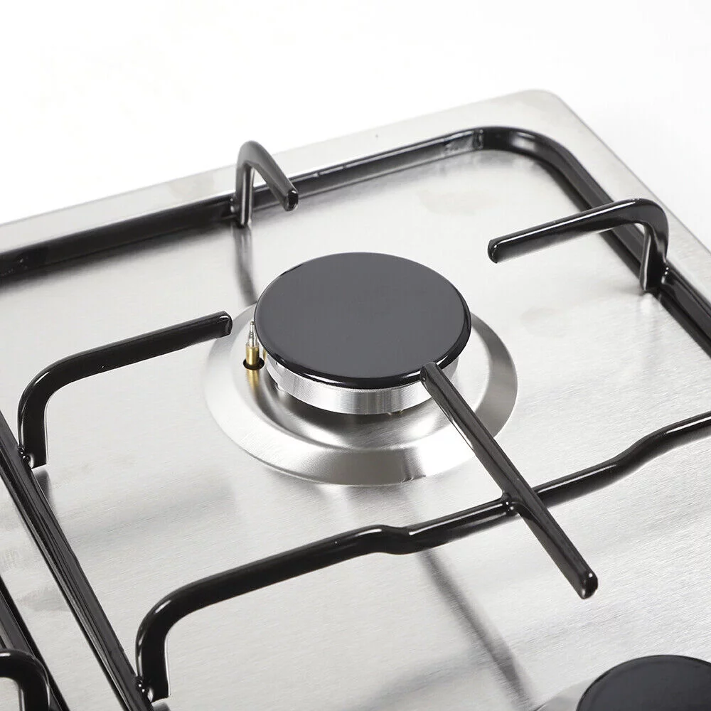 580*520mm Stainless Steel Built-in Gas Cooktop 4 Burners Natural gas LPG Cooktop