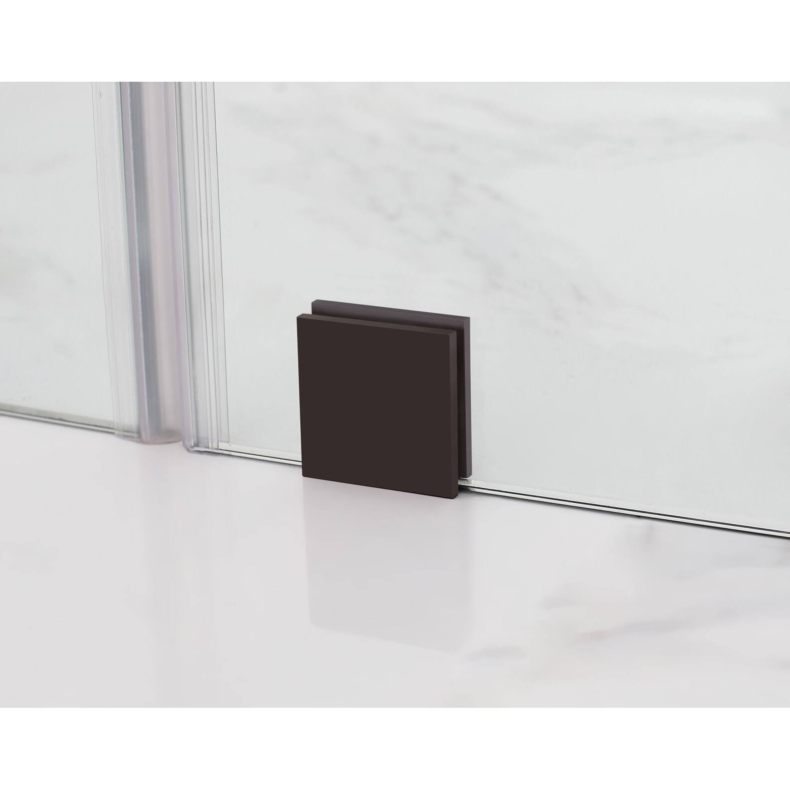 Aston SEN988-CH-38-10 Chrome Aquadica 38x22 x 38x22 x 72x22 Completely Frameless Square Shower Enclosure