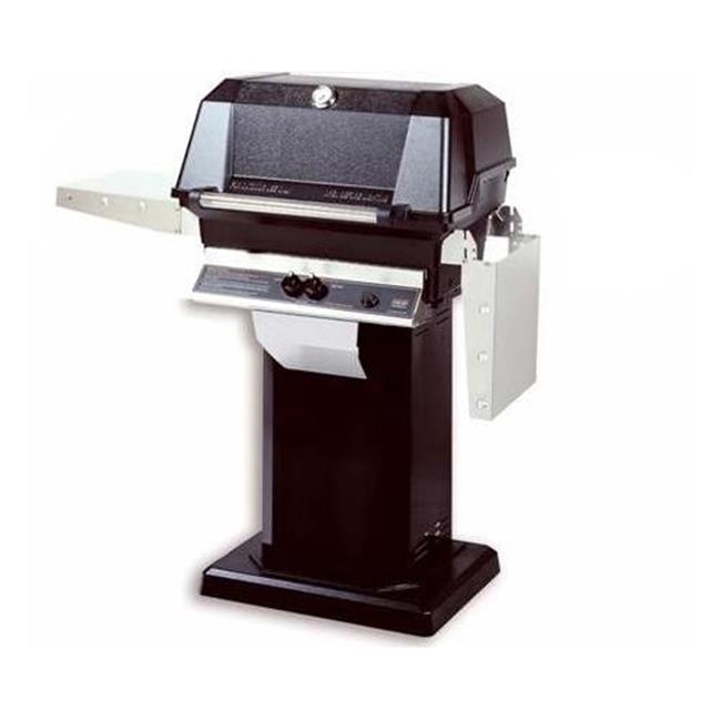 Modern Home Products WNK4DDN-OCOLB-OPN MHP Natural Gas Grill on Black Console with Permanent Mounting Base- Grill Accessory