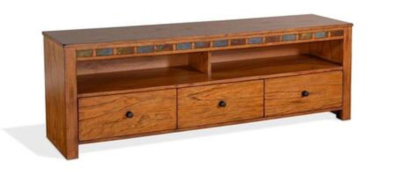Sunny Designs 3633RO-74 Sedona 74 inch TV Console in Rustic