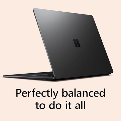 Microsoft Surface Laptop 5, 13.5" Pixelsense Touchsreen, 12th Gen Intel i5, 8GB RAM Memory, 256GB SSD, Windows 11 Pro Black (Renewed)