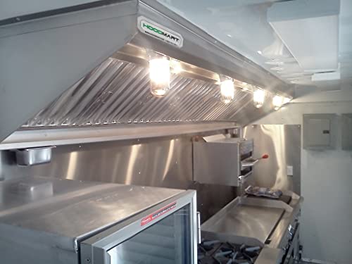 Concession Trailer Hood System with Fire Suppression