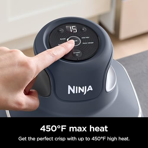 Ninja Crispi Air Fryer, Microwave, Freezer & Dishwasher Safe, Non Toxic Glass Portable Cooking System, 4 QT & 6 Cup Glass Containers with Storage Lids, Easy Meals, Air Fry, Bake, Green, FN101SG