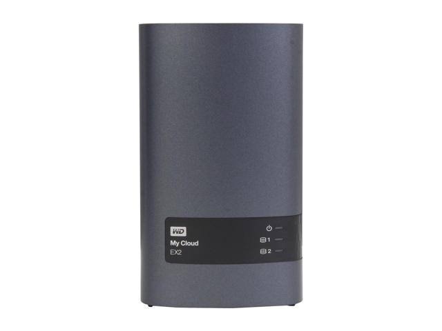 WD My Cloud EX2 WDBVKW0060JCH 2-Bay NAS Server - SATA 6Gb/s - 2 x 3 TB