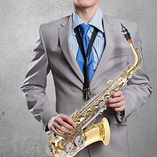 EASTROCK Black Nickel/Golden Alto Saxophone E Flat Sax Full Kit for Students Beginner with Carrying Case,Mouthpiece,Mouthpiece Cushion Pads,Cleaning Cloth&Cleaning Rod,White Gloves,Neck Strap