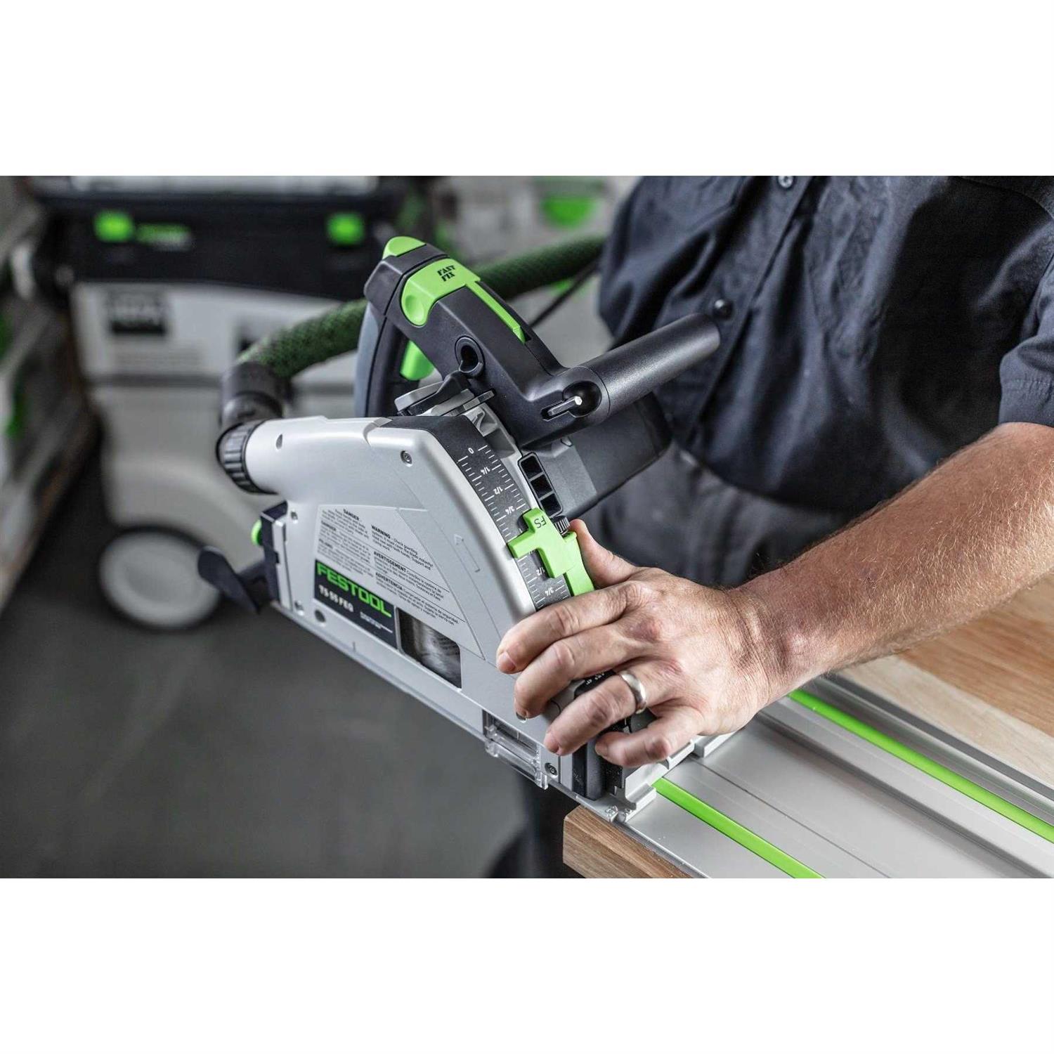 576708 Festool TS 55 FEQ-F-Plus Plunge Cut Track Saw - Shop Hardware Tools Online Store