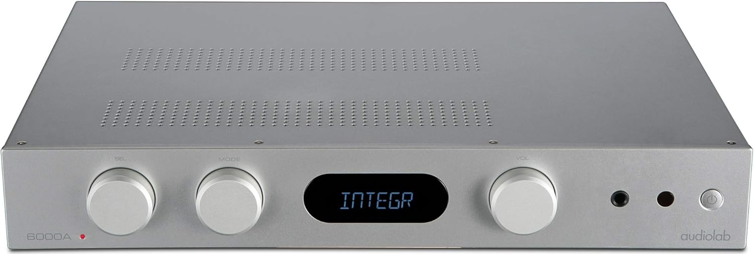 Audiolab 6000A 100-watt Stereo Integrated Amp/Bluetooth DAC - Silver