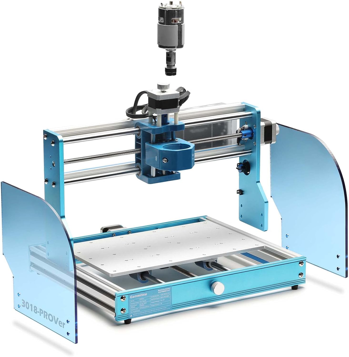 Genmitsu 3018-PROVer V2 Upgraded Desktop CNC Router Machine with GRBL Offline Control + CNC MDF Grid Spoilboard