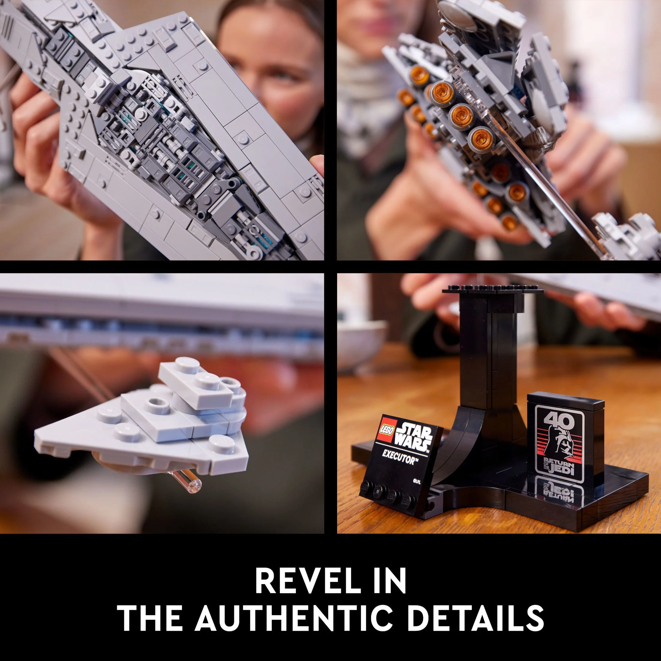 LEGO Star Wars Executor Super Star Destroyer Darth Vader Imperial Starship, Return of the Jedi 40th Anniversary Collectible for Adults and Teens, Great Birthday Gift for Star Wars Fans, 75356