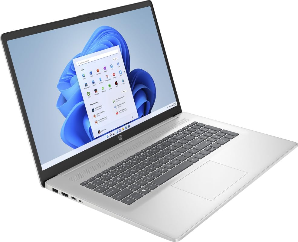 HP 2024 Newest 17 Pavilion Laptop, 17.3'' FHD IPS Anti-Glare Display, 6-Core Intel i3-1215U, 16GB RAM, 1TB SSD, Wi-Fi, Privacy Camera, Fast Charge, Long Battery, Windows 11 Pro +HubxcelAccessory