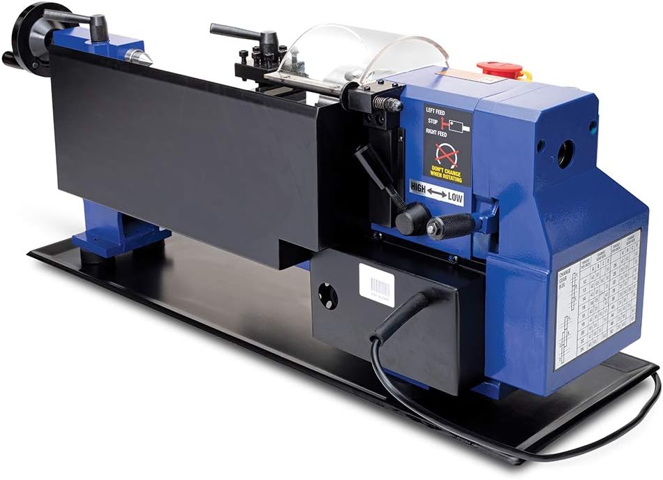 Eastwood Benchtop Mini Metal Variable Speed Lathe 7" x 12" Drilling Machine