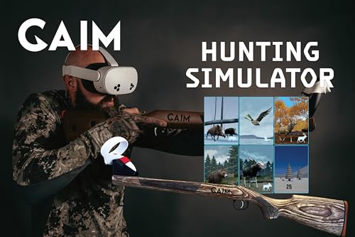 GAIM Hunting Simulator | Virtual Reality Shooting Simulator | Laminate Stock Edition
