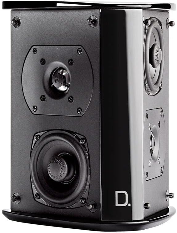 Definitive Technology SR-9040 10” Bipolar Surround Speaker | High Performance | Premium Sound Quality | Wall or Table Placement Options | Single, Black