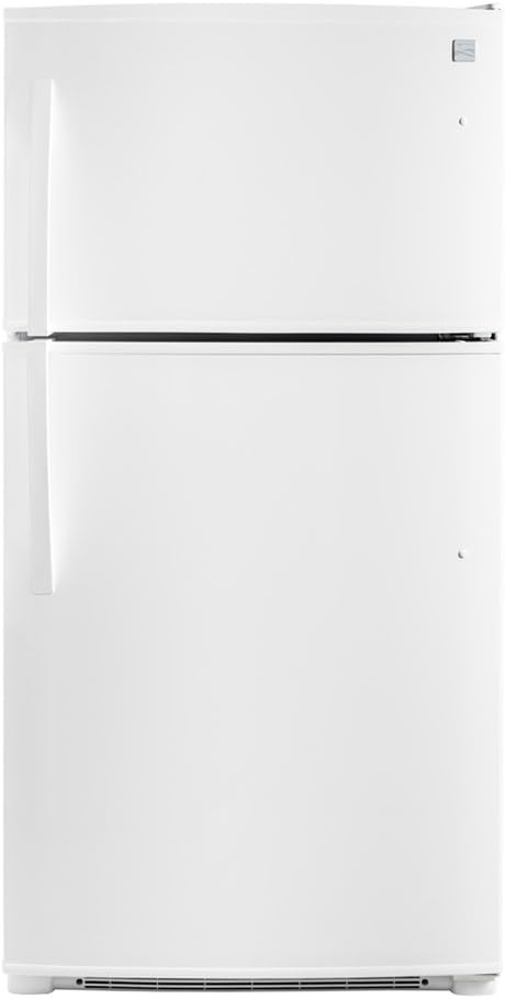 Kenmore Top-Freezer Refrigerator with Ice Maker and 21 Cubic Ft. Total Capacity, Black