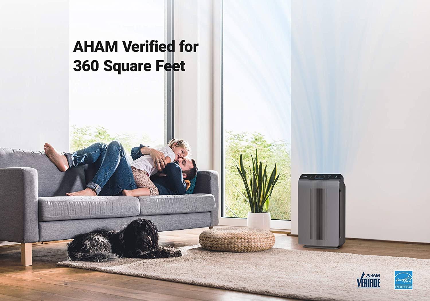 Winix 5300-2 Air Purifier with True HEPA, PlasmaWave and Odor Reducing Carbon