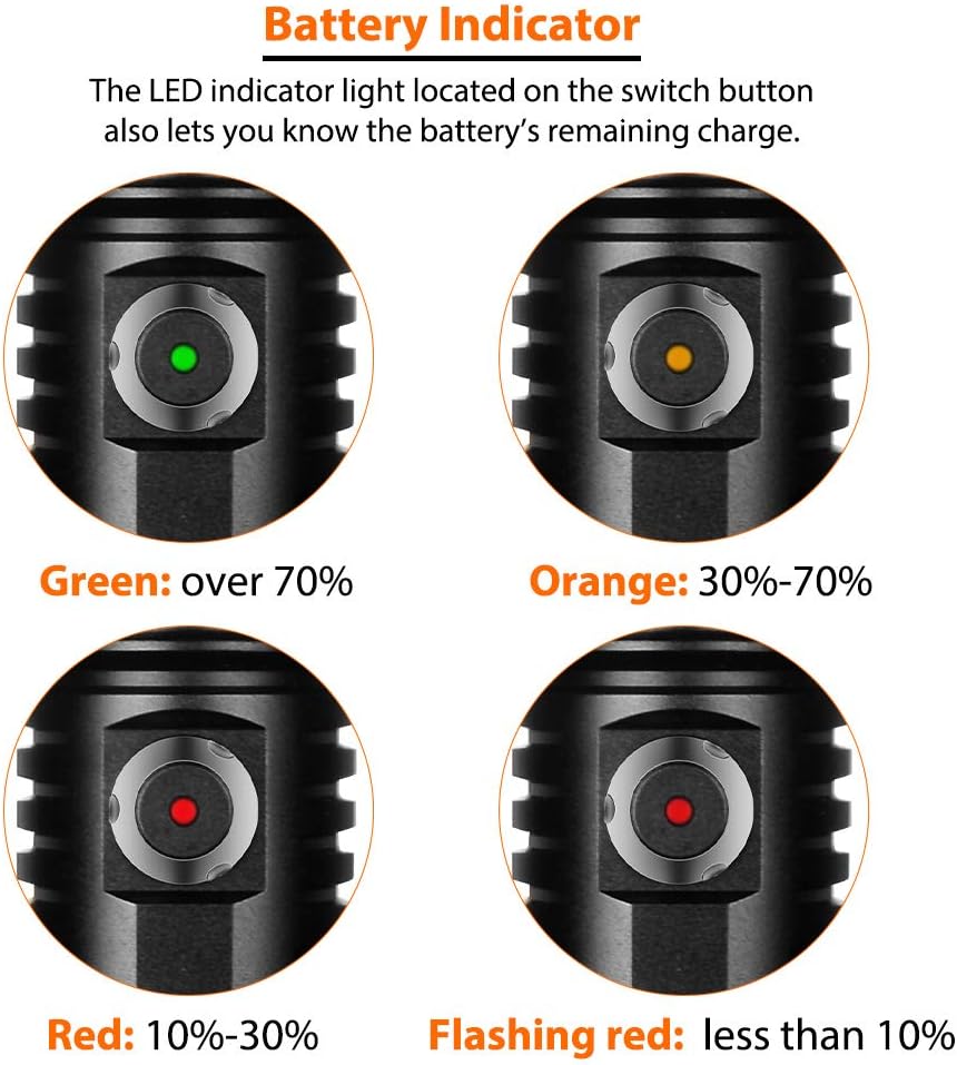 ORCATORCH D530V 1200 Lumen Scuba Diving Video Light 140 Degrees Super Wide Beam Angle, Underwater 150 Meters Diving Photography Light with Safety Lock Function and Battery Power Indicator