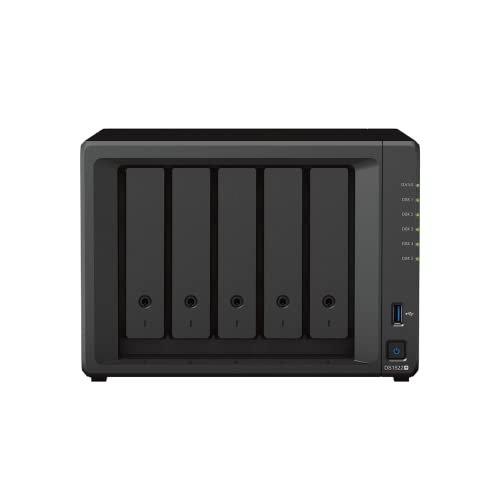 Synology 5-bay DiskStation DS1522+ (Diskless) & Network Upgrade Module adds 1x 10GbE RJ-45
